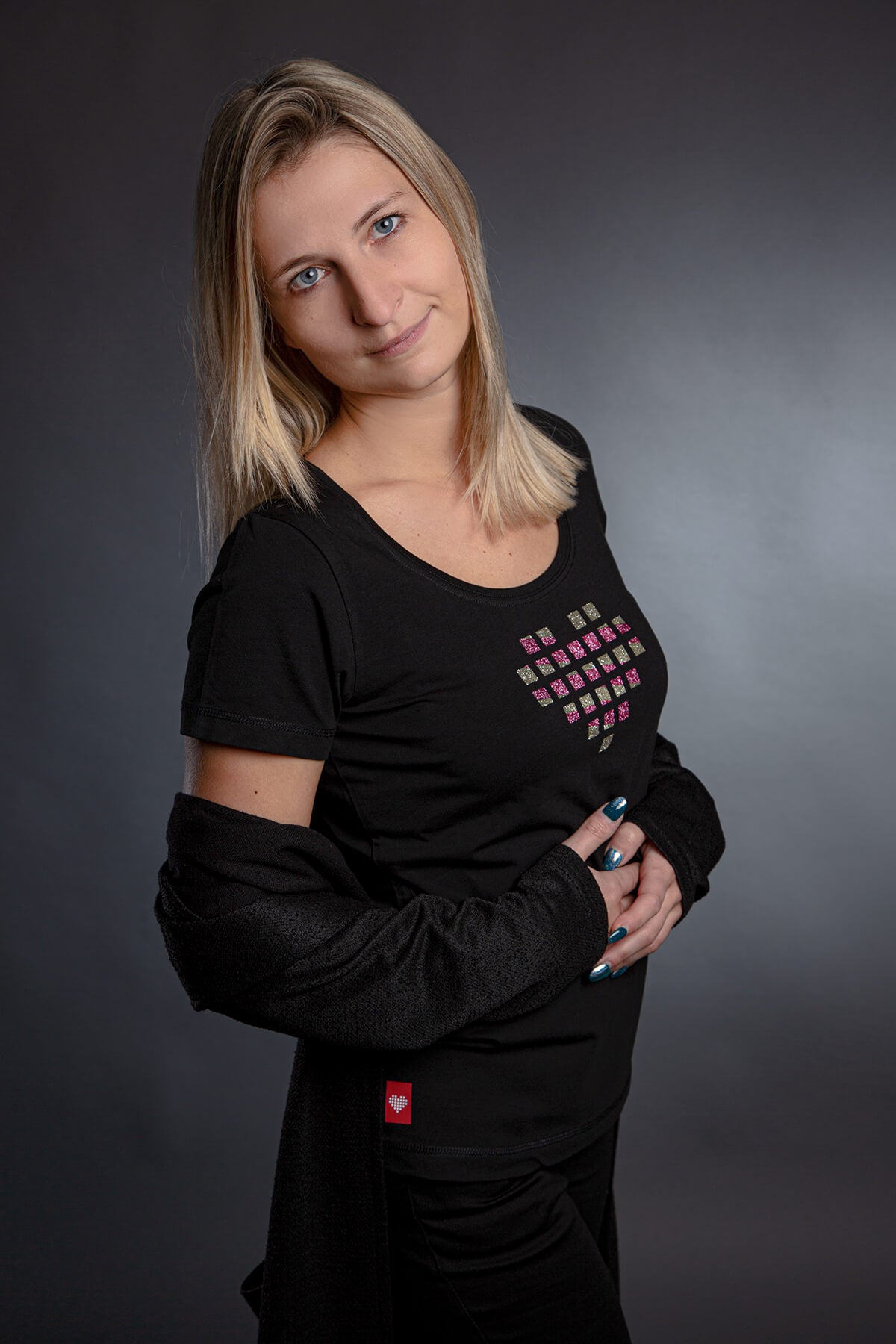 JOYclub Candyheart T-Shirt (schwarz)